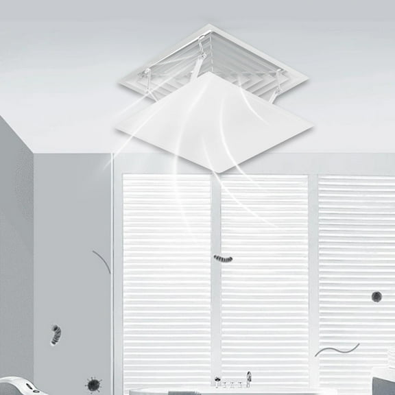Air Conditioner Vent Deflector Prevent Direct Blowing for Ceiling Windscreen 45x45cm