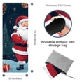 thumbnail image 4 of Santa Claus Yoga Towel with Storage Bag, 72.8"x26.8", Suitable for Yoga, Pilates, Fitness, etc. - Yoga Blanket, Yoga Mat Towel., 4 of 6
