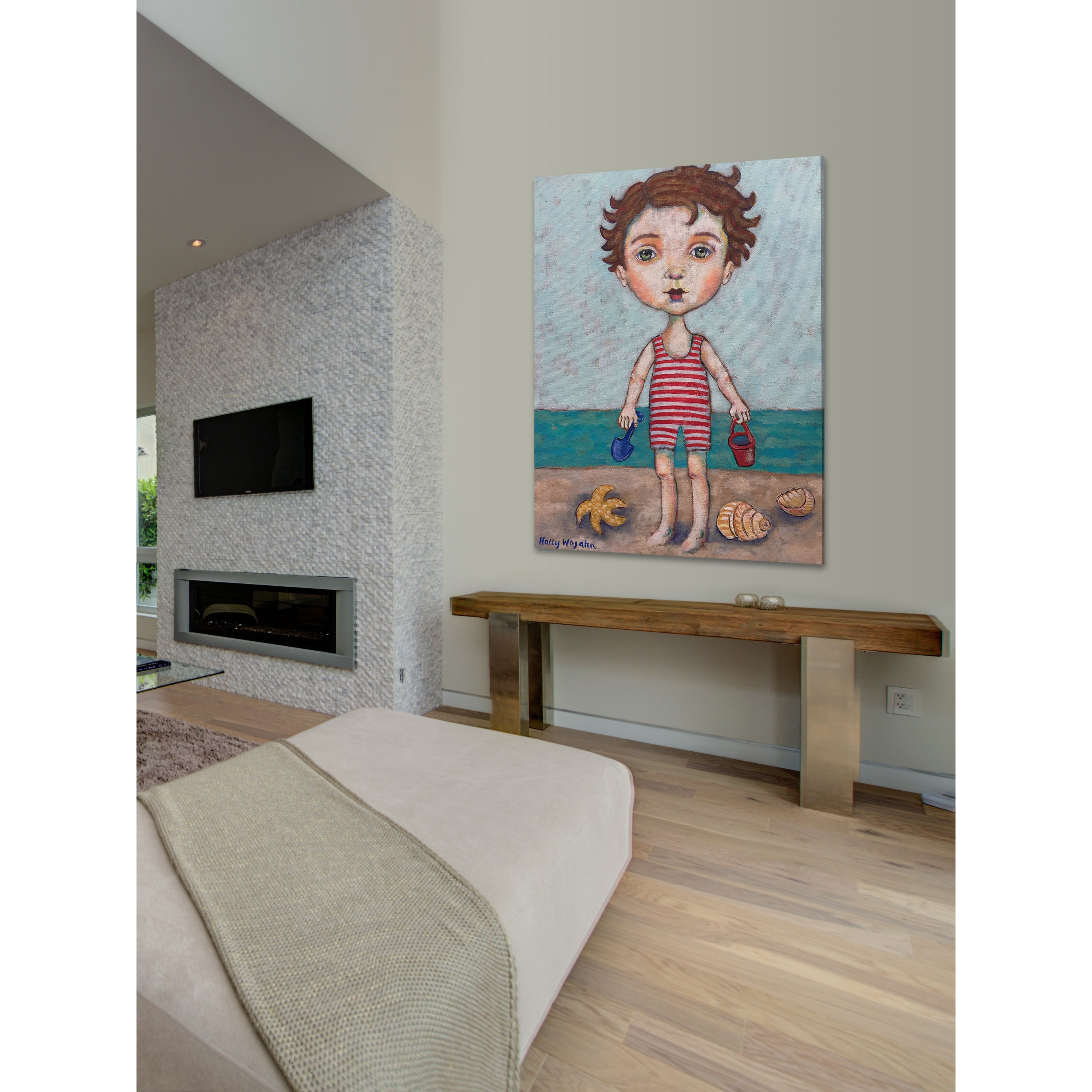 "Ready to Play" Painting Print on Wrapped Canvas