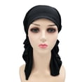 thumbnail image 4 of Cancer Head Hat Cap Ethnic Bohemian Pre Tied Braid Hair Cover Wrap Turban Headwear Hat, 4 of 6