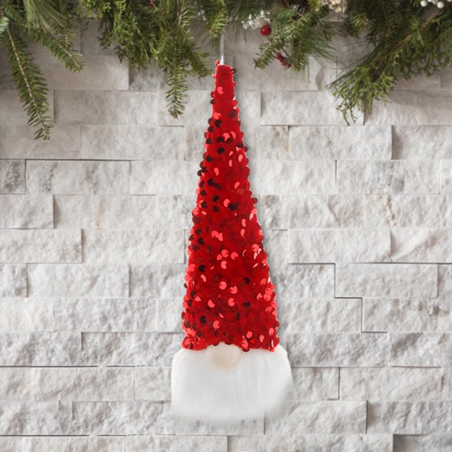 Lindo Gnomo de Navidad Decoración colgante Decoración para el hogar Gnomo iluminado Adorno de Navidad Hugtrwg Para estrenar