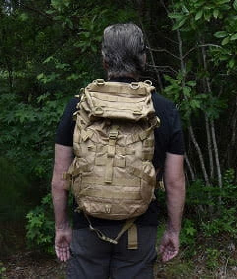 US Survival Solutions Tactical Backpack - Bug Out Bag for Men | Waterproof Bug Out Bag for Camping, Hiking, Trekking