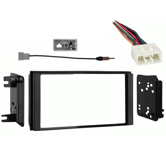 Fits Subaru Impreza WRX 2008-2011 w/ OE NAV Metra Double DIN Dash Kit with Harmony Radio Harness