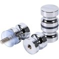 thumbnail image 3 of Jinsinto Ensemble de 2 Poignées de Porte de Douche Poignée de Porte de Douche 30mm Chrome Poli Poignées de Remplacement en Acier Inoxydable Durable Poignée de Porte en Verre Ronde, 3 of 5