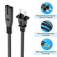 thumbnail image 4 of PGENDAR UL 6ft Power Cord For TV 55SK9000 55SK9500 55UK6200 65NANO85UNA 65NANO81ANA, 4 of 5