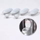 thumbnail image 5 of 4x Amortiguadores para Asientos de Inodoros, Amortiguadores para Asientos de Inodoros Universales, Kits de Reemplazo de Almohadillas para Inodoros 4 piezas, 5 of 6