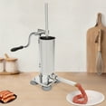 thumbnail image 6 of Sausage Stuffer Stainless Steel Manual Sausage Maker , 3.5L 8LBS Vertical Meat Sausage Stuffer Machine with 8 Filling Tubes Attachment for Commercial Kitchen and Home Use, 6 of 18
