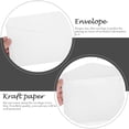 thumbnail image 4 of Miangastore Mailing Envelopes Kraft Paper Envelopes White 50Pcs 9x6.4in, 4 of 8