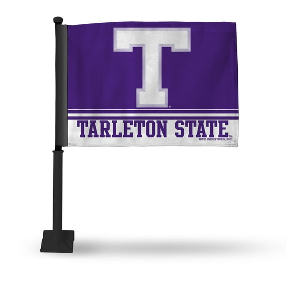 Tarleton State Car Flag - Black Pole