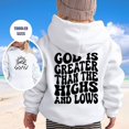 thumbnail image 2 of SUXIAN Boys Hoodies Casual Loose Cute Print Long Sleeve for Sport Comfortable Wear White_#4 7-8 Years, 2 of 5