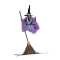 thumbnail image 3 of Decoración de Halloween Perfke Voladora en Escoba Flotante para Fiesta Patio Césped, 3 of 9