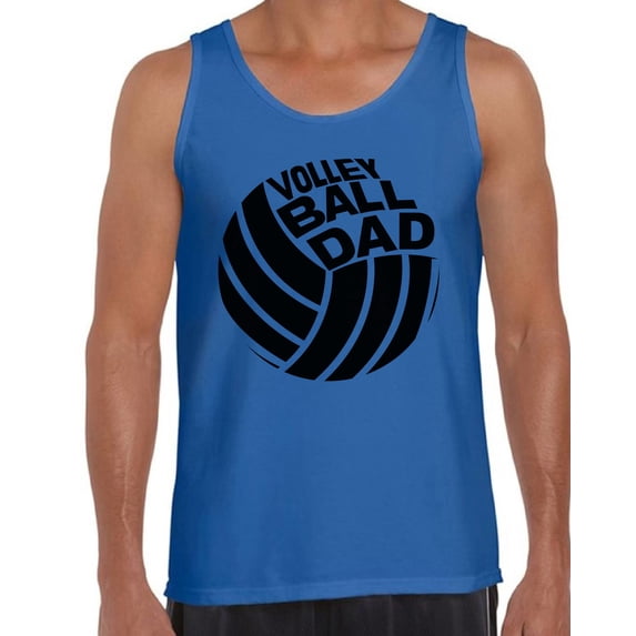 Awkward Styles Men's Volleyball Dad Graphic Tank Tops Sport Dad Father`s Day Gift Idea
