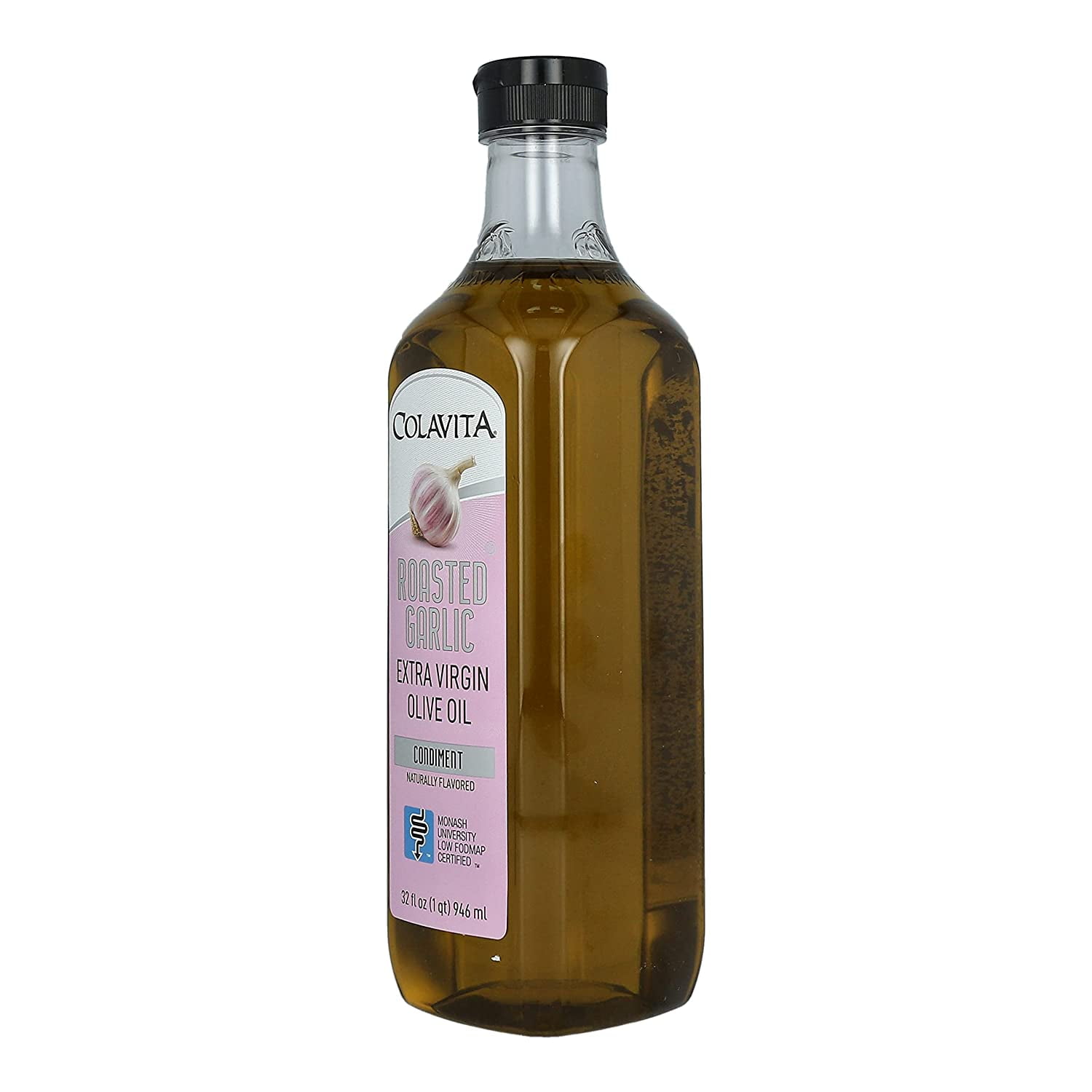 Colavita Extra Virgin Olive Oil Roasted Garlic - 32 fl oz Pack of 2
