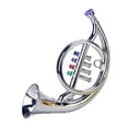 thumbnail image 1 of Accesorios de juguete metálicos ABS musicales cuerno francés mini Hugo Plata, 1 of 3