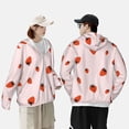 thumbnail image 5 of Fotbe Strawberry Men's Women's UPF 50+ Sun Protection Jacket Hooded Cooling Shirt with Pockets Hiking Outdoor Performance-Large, 5 of 8