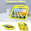 thumbnail image 3 of TECH CIRCLE Case for iPad Air 5th/4th Gen 10.9" 2022/2020,iPad Pro 11 inch 4th/3rd/2nd/1st Gen,Panda Shockproof Rugged Lightweight Convertible Handles Stand Kids Friendly Pencil Holder Case,Yellow, 3 of 7