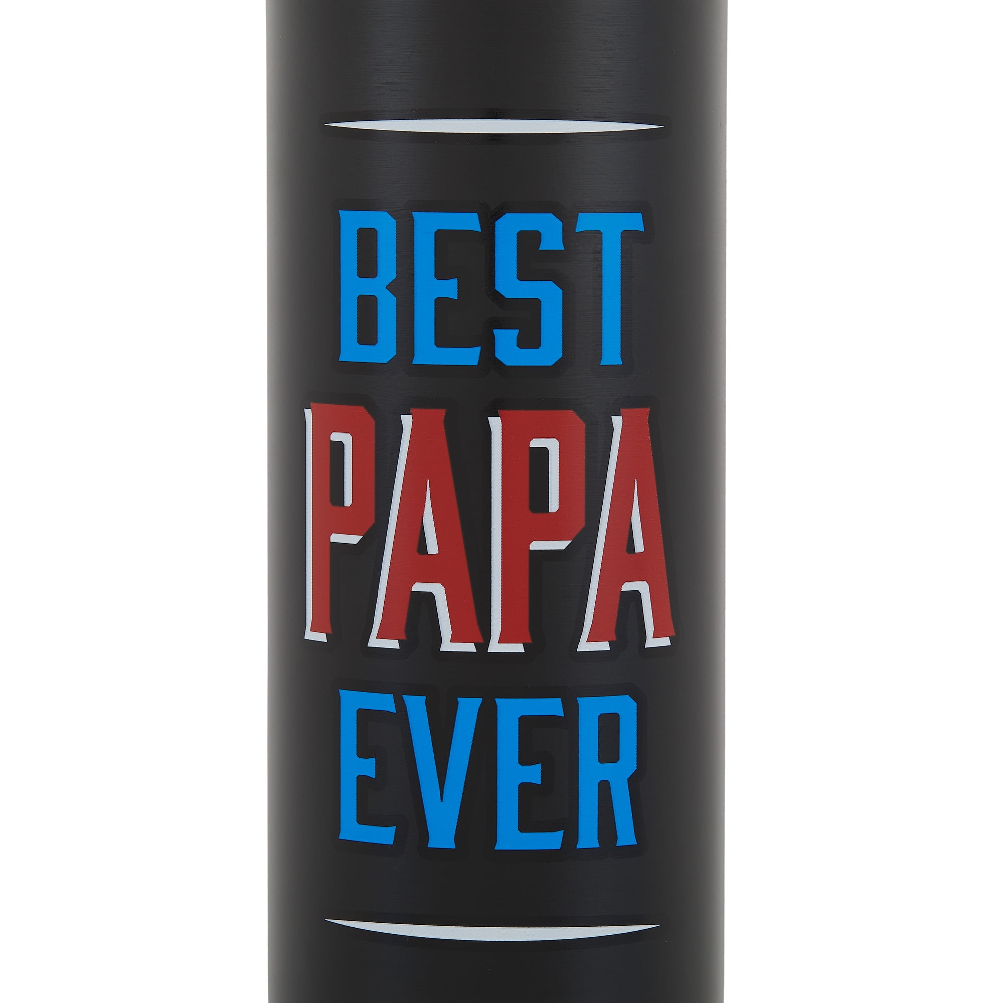Way to Celebrate Father's Day Stainless Steel 21 oz Travel Water Bottle  with Stopper, “Dad, the Man, the Myth, the Legend” 