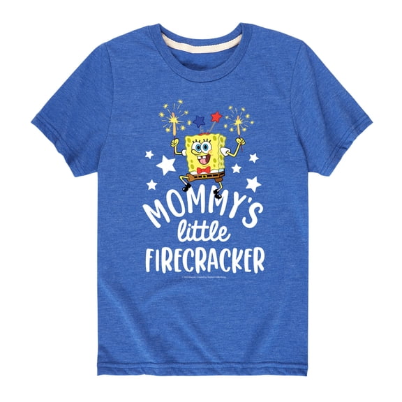 SpongeBob SquarePants - Mommy's Little Firecracker - Toddler And Youth Short Sleeve Graphic T-Shirt