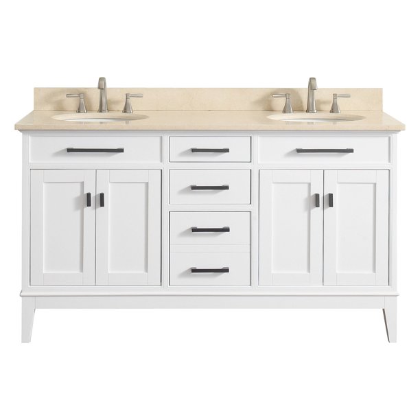 Avanity Madison 60 In Double Bathroom Vanity Walmart Com Walmart Com