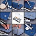 thumbnail image 4 of Eyelet Button Set Snap Fasteners Buckles Grommet for Sewing Shoes Leather Cloth Bag Crafts Tools DIY Kits, 4 of 6