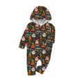 thumbnail image 2 of Odeerbi Christmas Onesie Pajamas for Family Holiday Sleep Jumpsuit Long Sleeve Family Christmas Pajamas Matching Sets Infant Fashion Printed Hooded Jumpsuit Sleepwear PJs Set Green, 2 of 5