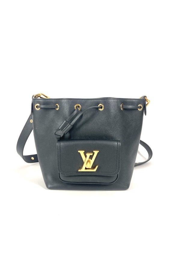 Pre-Owned LOUIS VUITTON M57687 Lock Me Bucket NV Drawstring 2WAY Bag Handbag Crossbody Shoulder...