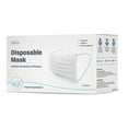 thumbnail image 3 of WeCare Disposable Face Mask, 3-Ply with Ear Loop (50 Individually Wrapped) - White, 3 of 8