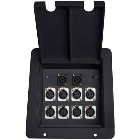 Elite Core Recessed Floor Box with AV Connections