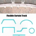 thumbnail image 3 of Adjustable Ceiling Track for Curved Curtains Fits 1-5 Meter Spaces, 3 of 5