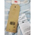 thumbnail image 5 of Levi's California Womens Juniors Paloma Cropped Striped Sweatshirt Blue XL, 5 of 9