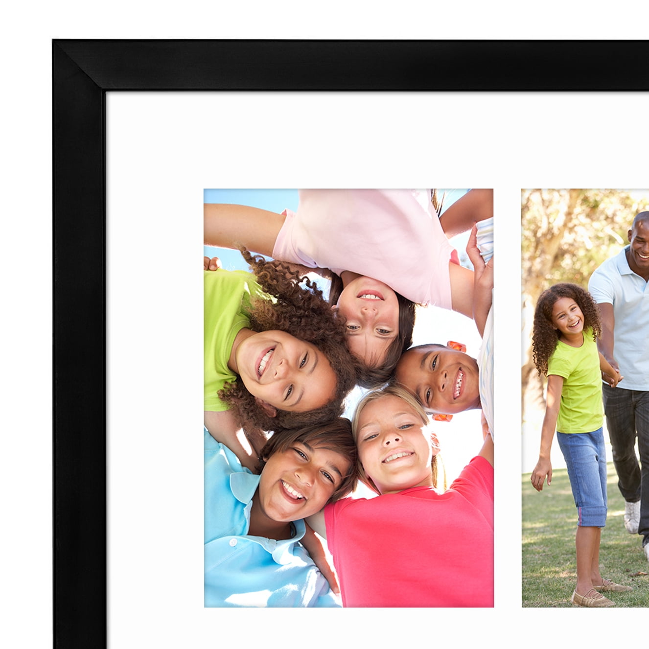 11 x 14 Collage Picture Frame - Displays Two 5 x 7 Inches Portrait