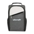 thumbnail image 1 of Bolsa para zapatos de golf, regalo para golfistas, bolsa de transporte de zapatos con cremallera multifunción de PU, bolsa deportiva Gris, 1 of 9