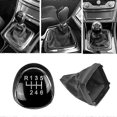 thumbnail image 4 of 6 Speed Leather Gear Shift Knob Shift Lever Gaitor Boot Cover for ford mondeo mk4 (2007-2014), 4 of 5