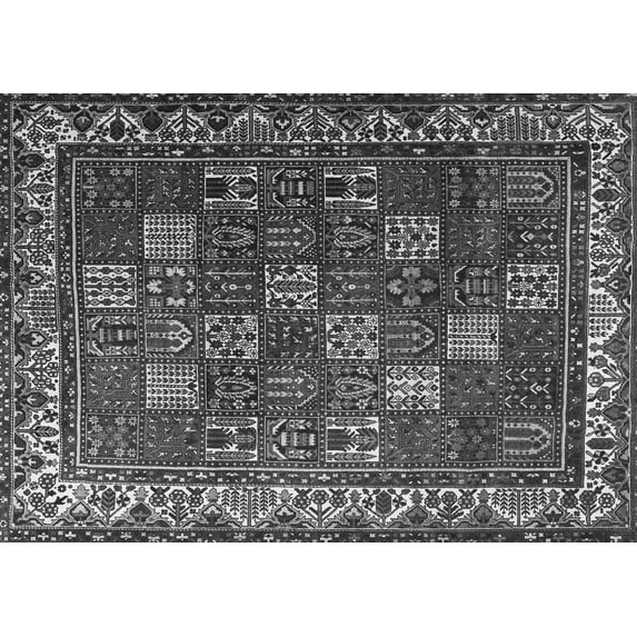Ahgly Company Indoor Rectangle Persian Gray Traditional Area Rugs, 8' x 10'