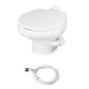 Thetford Aqua-Magic Style II RV Toilet w/ Hand Sprayer, Low, White, 42061,12-1/8 x 20 x 15 in