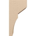 thumbnail image 3 of 11"W x 11"D x 22"H Wide Monterey Rough Cedar Woodgrain TimberThane Corbel, Primed Tan, 3 of 6