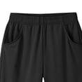 thumbnail image 5 of Qingpeng Unisex Solid Color Elastic Waist Slim Fit Jogger Pants Breathable Lightweight Casual Full Length Pants For Big Kids, 5 of 6