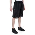thumbnail image 1 of North 15 Men's Mesh Basketball Shorts with Side Pockets-3021-Black-White-M, 1 of 1