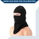 thumbnail image 4 of Máscara facial balaclava larga Unique Bargains con capucha para esquí y sol, máscaras para motocicleta y ciclismo, transpirable, 1 pieza, negra, 4 of 6