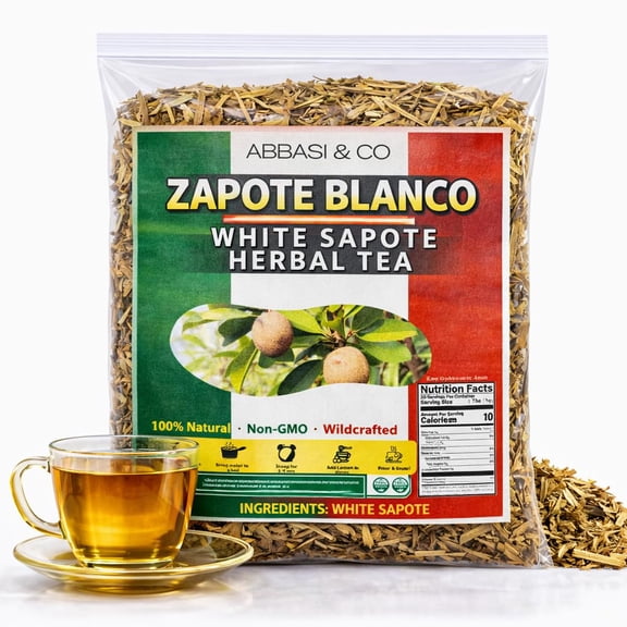5oz Zapote Blanco Leaf Herbal Tea (Hojas de white sapote) – hierbas de zapote Mexican Herb – Wildcrafted, 100% Natural, IMPORTED FROM MEXICO
