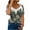 Gray, variant on Teissuly Women's Casual Off The Shoulder Lace Regular Fit Short Sleeve Tops V-Neck Shirt Tops