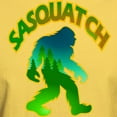 thumbnail image 3 of CafePress - Sasquatch Forest Scene T Shirt - Light T-Shirt - CP, 3 of 4