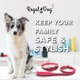 thumbnail image 4 of Heavy Duty Reflective Dog Collar \u Adjustable and with Durable Metal Buckle and Rings Odor chew Dog Collar for Small Medium and Large Dogs (Large Pink), 4 of 9