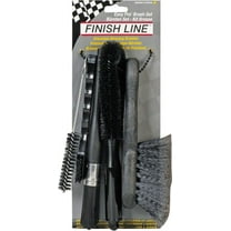 Finish Line Bicycle Cleaning Brush Set, (5 Pack)