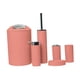 thumbnail image 2 of Juego de accesorios de baño de 6 piezas con diseño moderno, jabonera, escobilla de inodoro, jabón Morandi Naranja, 2 of 9