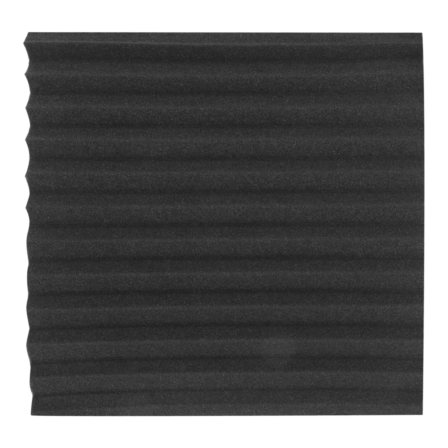 36 Pcs Black Acoustic Panels Soundproofing Foam Acoustic Tiles Studio Foam Sound Wedges 2.5 x 30 x 30cm