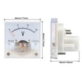 thumbnail image 3 of Unique Bargains DC 0-15V Analog Panel Voltage Gauge Volt Meter 91C4 2.5% Error, 3 of 5