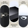 thumbnail image 5 of LUCKUP Cable Management Television Stand, Partical Wood Black, 39.40 x 11.80 x 10.20", 29.76 lbs, 5 of 7