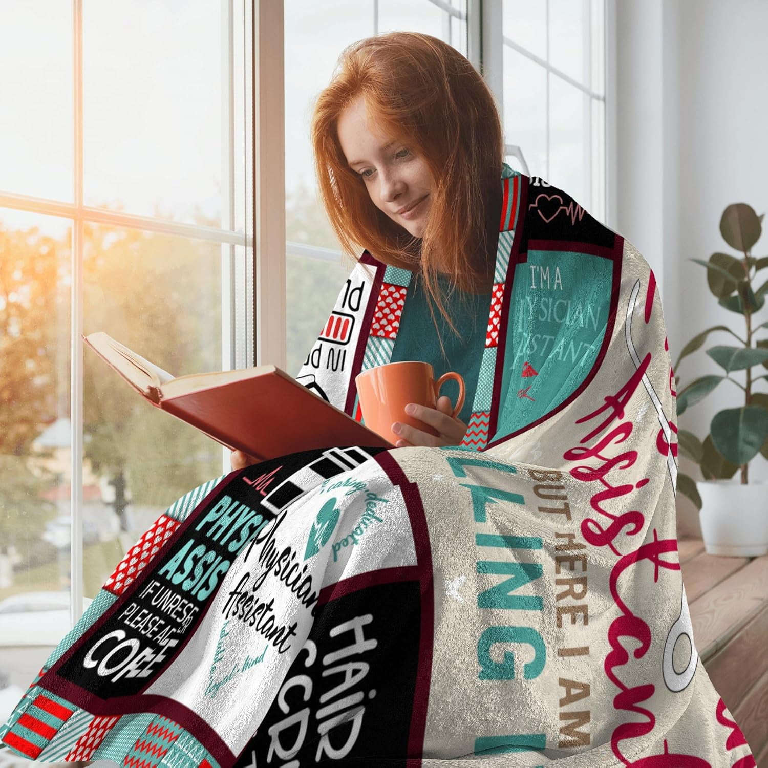 Christmas Physician Assistant Gifts for Women, Gifts for A Physician Assistant, PA Gifts for Women, PA Appreciation Gifts, White Coat Ceremony Gifts for PA Sthdent Throw Blanket 50x60