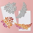 thumbnail image 3 of 2Pcs Flower Rectangle Frame Cutting Die Metal Flower Oval Border Die Cuts Embossing Stencils Template, 3 of 8